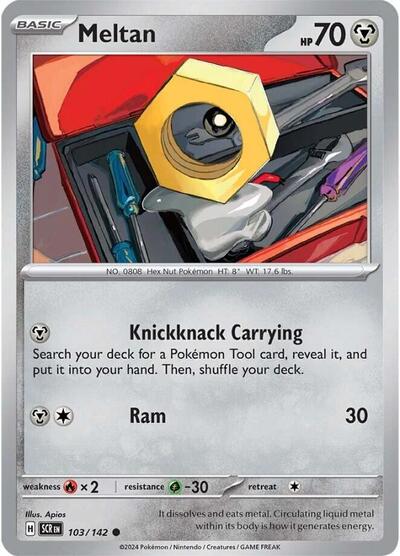 Meltan - 103 (SV07: Stellar Crown) Light Play