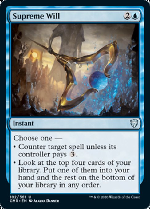 Supreme Will (Commander Legends) Light Play Foil