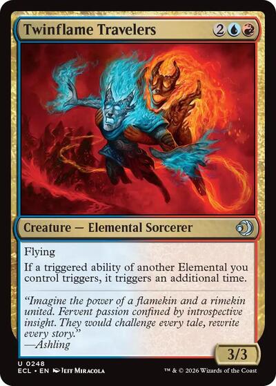 Twinflame Travelers (Lorwyn Eclipsed) Light Play