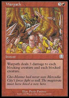 Warpath (Mercadian Masques) Light Play