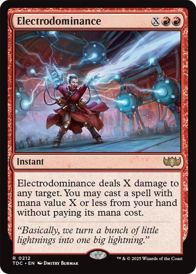 Electrodominance (Commander: Tarkir: Dragonstorm) Light Play