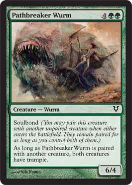 Pathbreaker Wurm (Avacyn Restored) Light Play