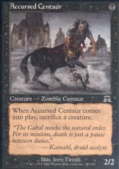Accursed Centaur (Onslaught) Light Play