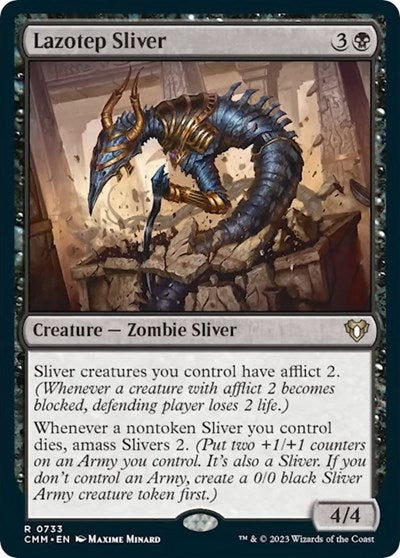 Lazotep Sliver (Commander Masters) Near Mint