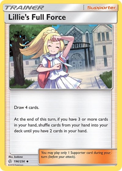 Lillie's Full Force (SM - Cosmic Eclipse) Medium Play