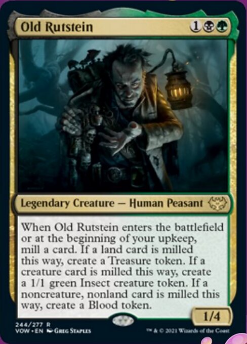 Old Rutstein (Innistrad: Crimson Vow) Light Play Foil