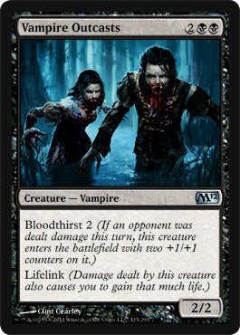 Vampire Outcasts (Magic 2012 Core Set) Light Play