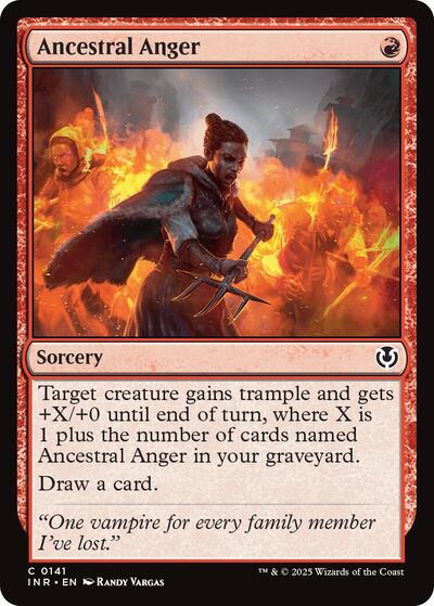 Ancestral Anger (Innistrad Remastered) Light Play
