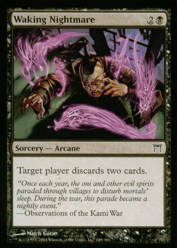 Waking Nightmare (Champions of Kamigawa) Light Play