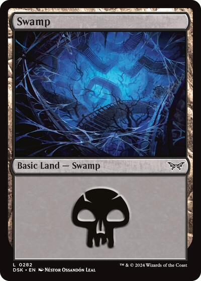 Swamp (0282) (Duskmourn: House of Horror) Light Play