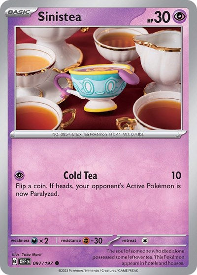Sinistea (Scarlet and  Violet: Obsidian Flames) Light Play