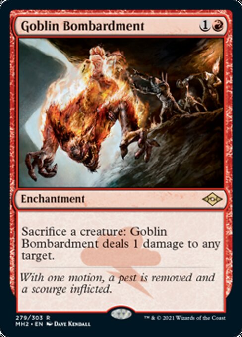 Goblin Bombardment (Modern Horizons 2) Light Play