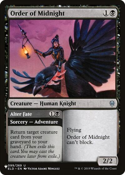 Order of Midnight (The List) Light Play