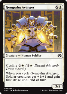 Gempalm Avenger (Duel Decks: Kiora vs Elspeth) Light Play