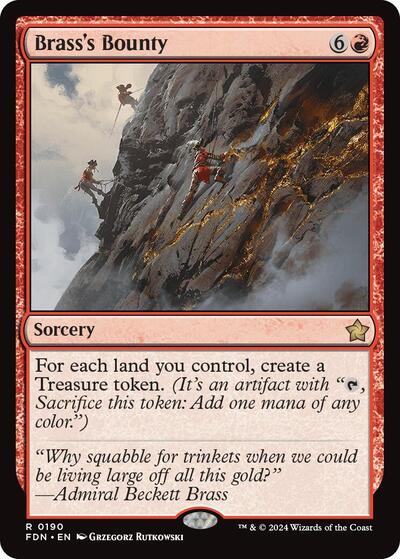 Brass's Bounty (Foundations) Light Play Foil