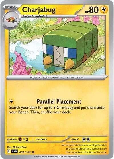 Charjabug (SV07: Stellar Crown) Light Play