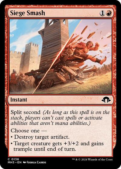 Siege Smash (Modern Horizons 3) Light Play