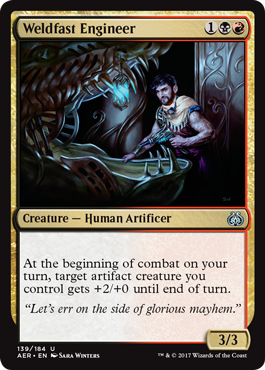 Weldfast Engineer (Aether Revolt) Light Play