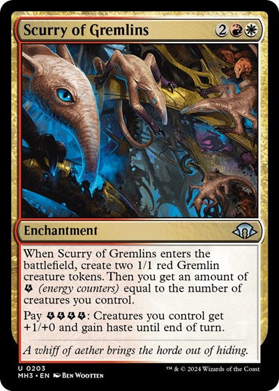 Scurry of Gremlins (Modern Horizons 3) Light Play