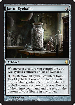 Jar of Eyeballs (Commander 2013 Edition) Light Play