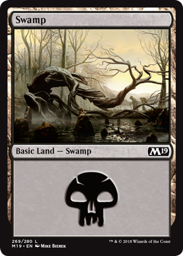 Swamp (269) (Magic 2019 Core Set) Light Play