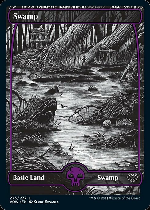 Swamp (273) (Innistrad: Crimson Vow) Light Play