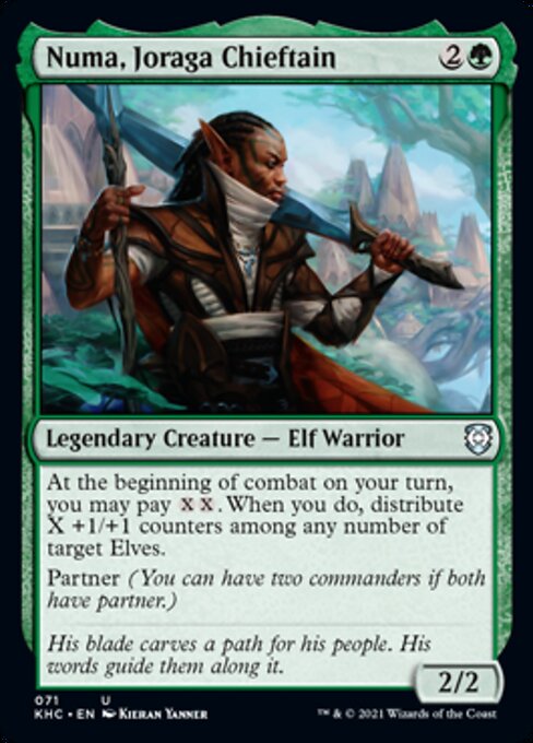 Numa, Joraga Chieftain (Commander 2021 Kaldheim) Light Play
