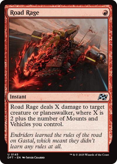 Road Rage (Aetherdrift) Light Play