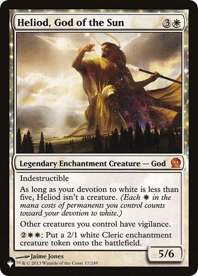 Heliod, God of the Sun (The List) Light Play