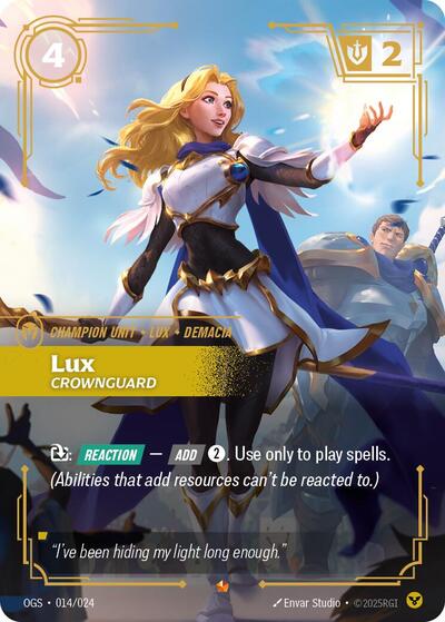 Lux Crownguard (Origins: Proving Grounds) Light Play