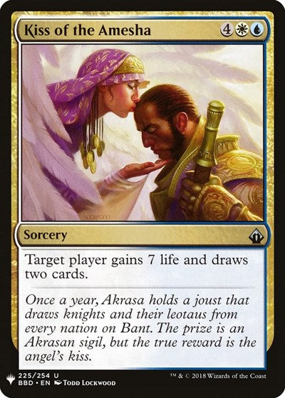 Kiss of the Amesha (Mystery Booster) Light Play