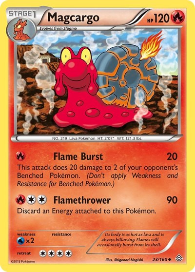 Magcargo (XY - Primal Clash) Light Play