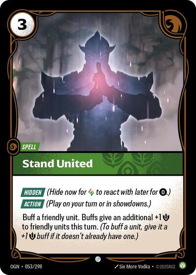 Stand United (Origins) Light Play