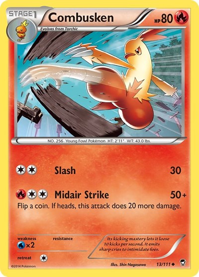 Combusken (XY - Furious Fists) Heavy Play
