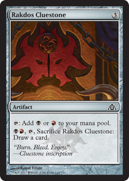 Rakdos Cluestone (Dragon's Maze) Damaged / Poor
