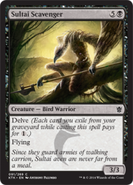 Sultai Scavenger (Khans of Tarkir) Light Play Foil