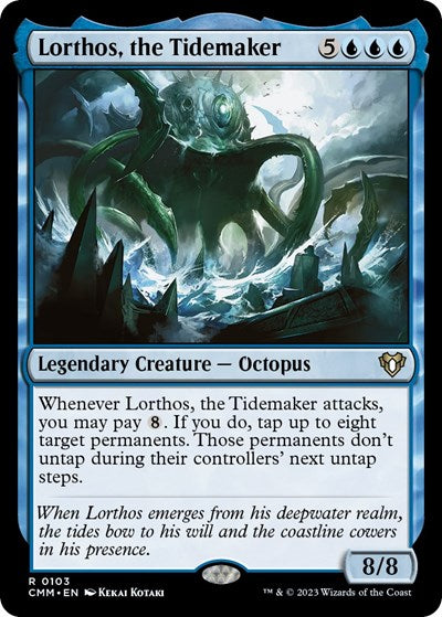 Lorthos, the Tidemaker (Commander Masters) Light Play