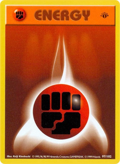 Fighting Energy (Base Set (Shadowless)) Damaged / Poor Unlimited
