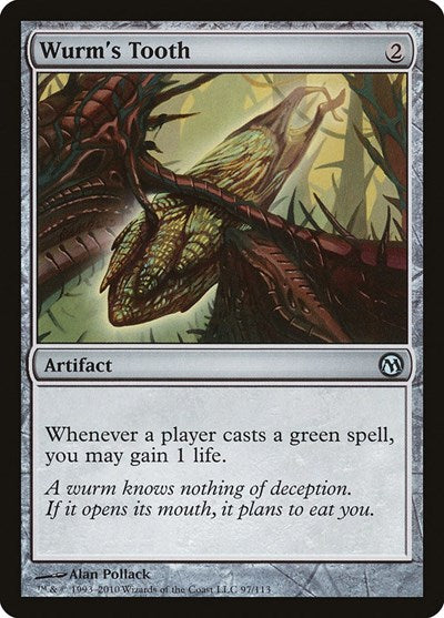 Wurm's Tooth (Duels of the Planeswalkers) Medium Play