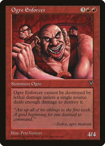 Ogre Enforcer (Visions) Light Play