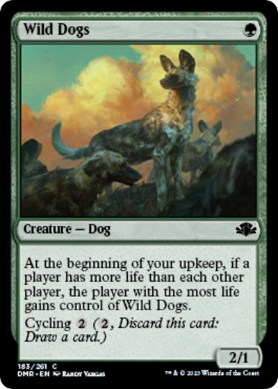 Wild Dogs (Dominaria Remastered) Light Play Foil