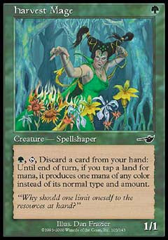 Harvest Mage (Nemesis) Light Play