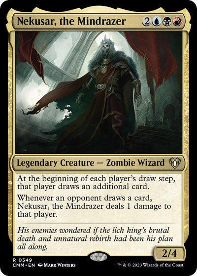 Nekusar, the Mindrazer (Commander Masters) Light Play