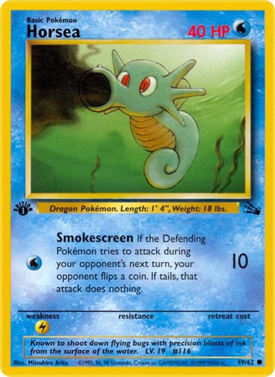 Horsea (Fossil) Damaged / Poor Unlimited