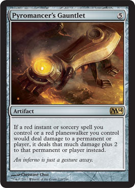Pyromancer's Gauntlet (Magic 2014 Core Set) Light Play