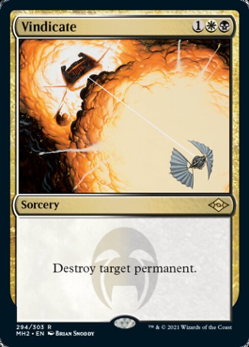 Vindicate (Modern Horizons 2) Light Play