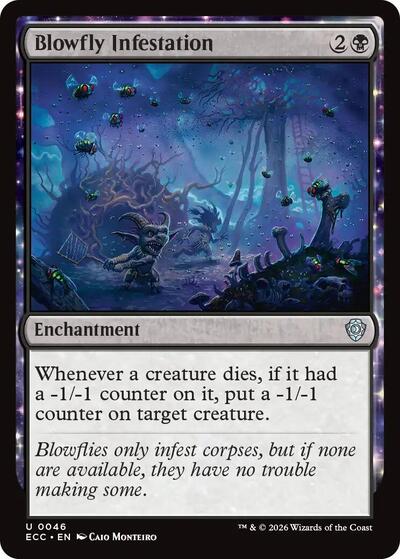 Blowfly Infestation (Commander: Lorwyn Eclipsed) Light Play