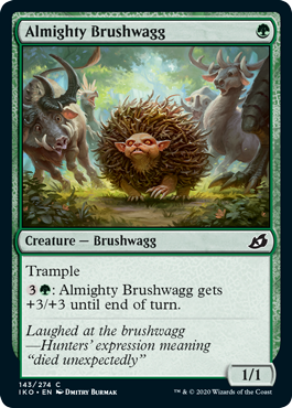 Almighty Brushwagg (Ikoria: Lair of Behemoths) Light Play