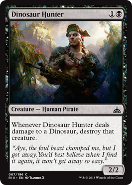 Dinosaur Hunter (Rivals of Ixalan) Light Play