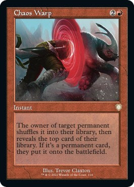Chaos Warp (Commander: The Brothers' War) Light Play
